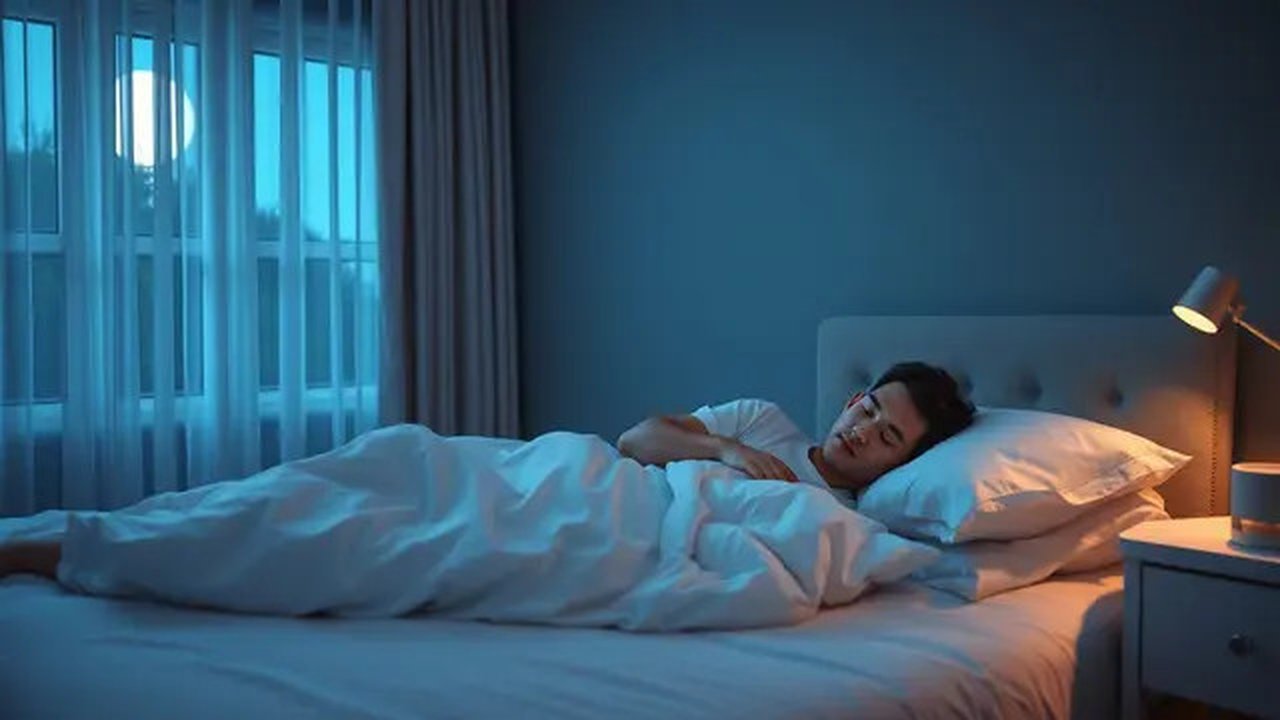 tips tidur berkualitas Ilustrasi dibuat AI