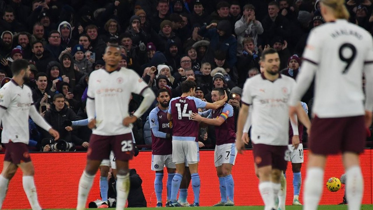 Head to Head dan Statistik: Aston Villa vs Manchester City - Premier League