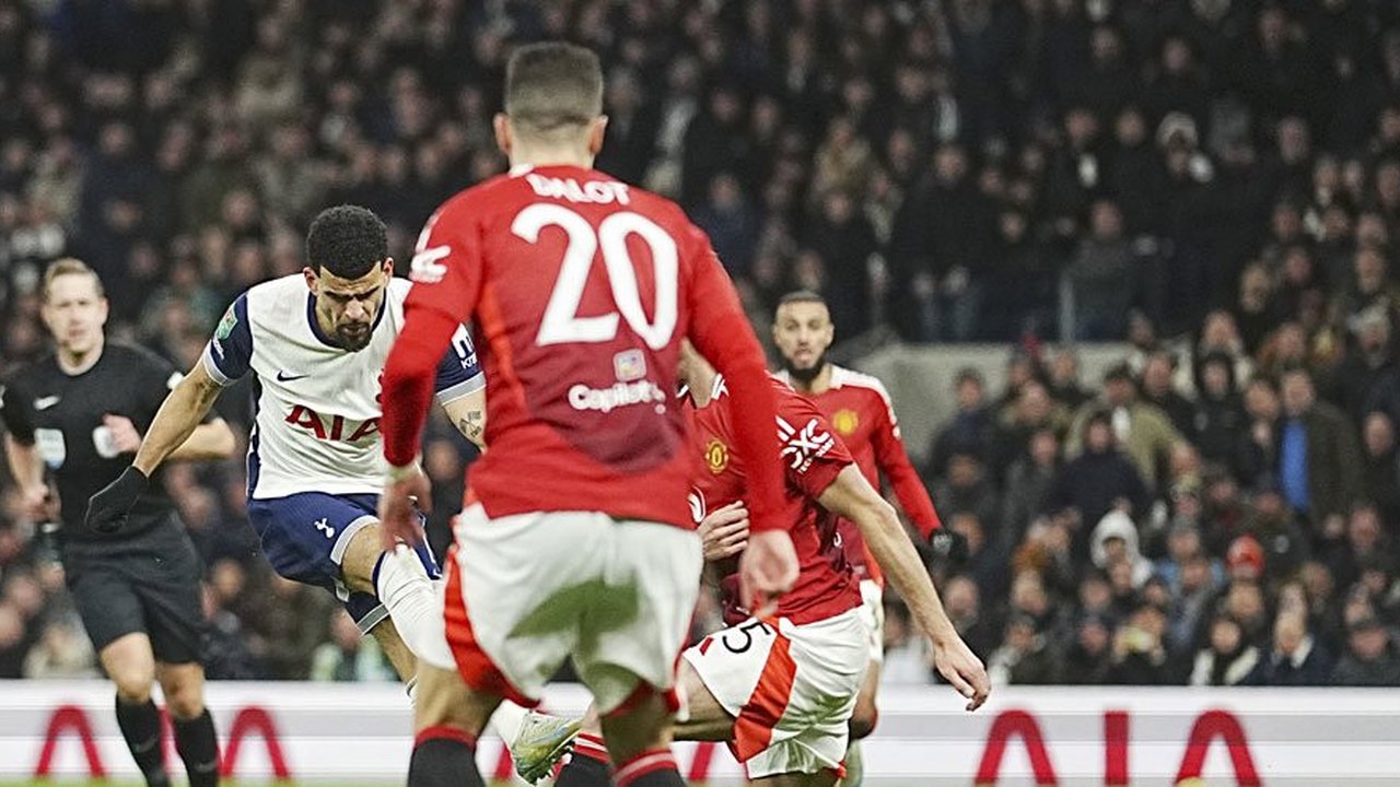 Hasil Tottenham vs Manchester United: Skor 4-3