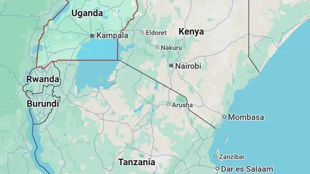 Ilustrasi Uganda. (Dok. Google Maps)
