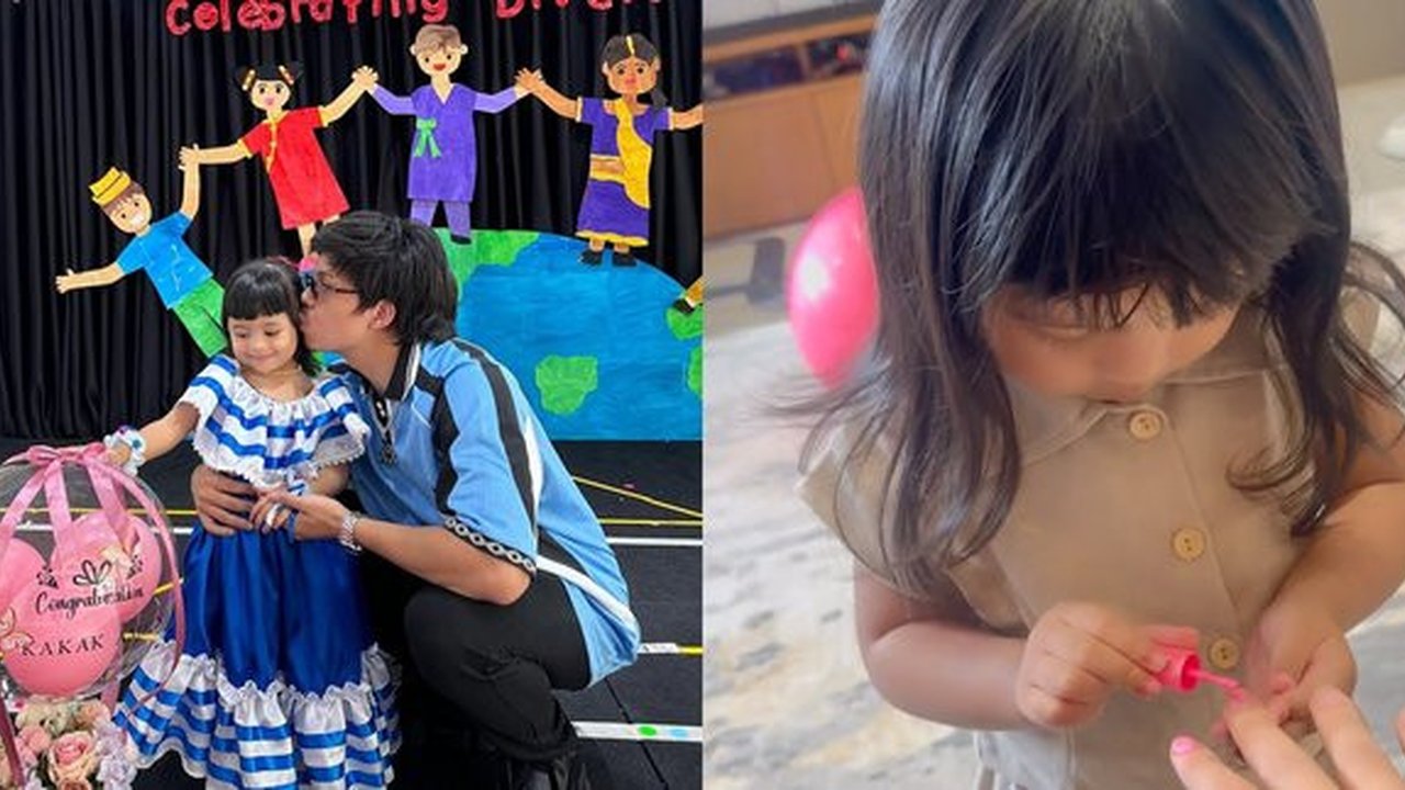 Momen Ameena Kutekin Kuku Atta Halilintar, Cute Pakai Warna Pink