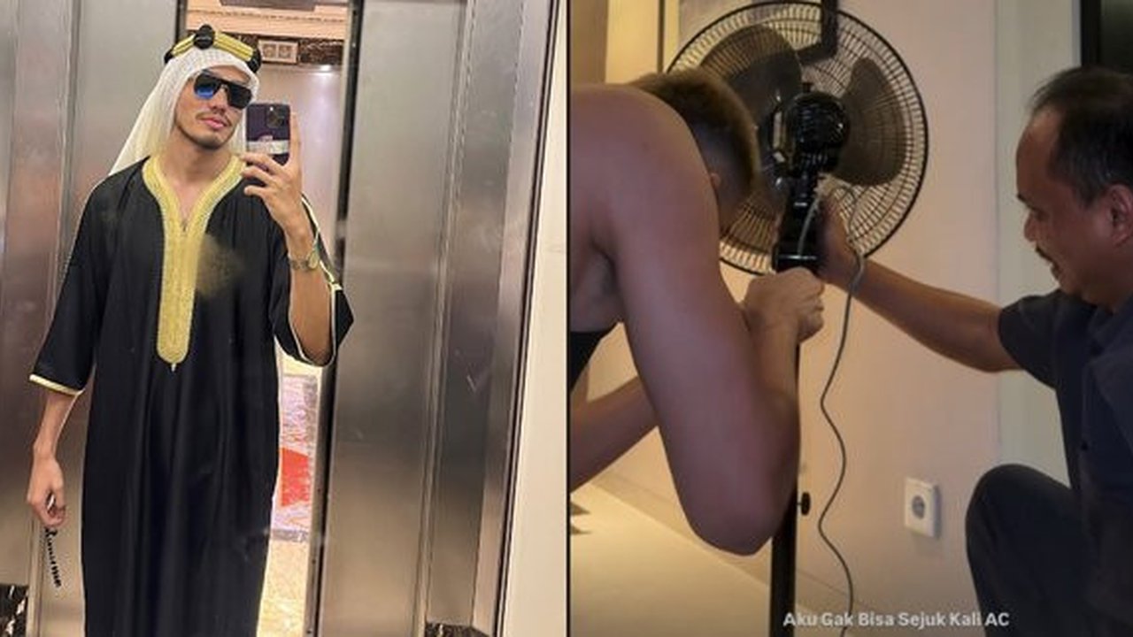 Ternyata Aisar Khaled Tidak Bisa Tidur dengan AC, Pilih Pakai Kipas Angin Meski di Hotel