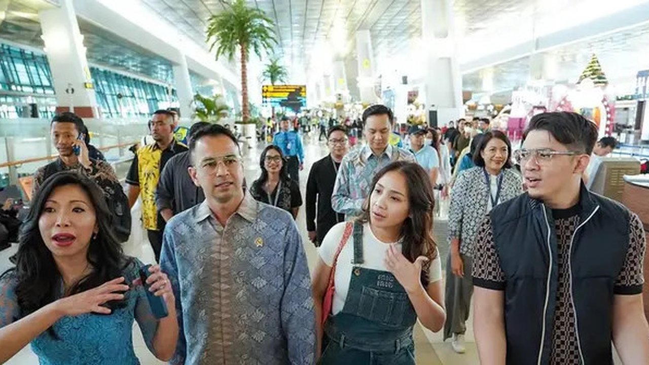 Nagita Slavina disebut saltum saat kunjungan Terminal 3 Bandara Soekarno Hatta [@raffinagita1717]