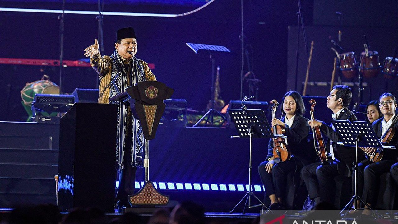 Presiden RI Prabowo Subianto menekankan pentingnya merayakan keberagaman bangsa Indonesia sebagai kekuatan untuk hidup rukun dan membangun cita-cita ...