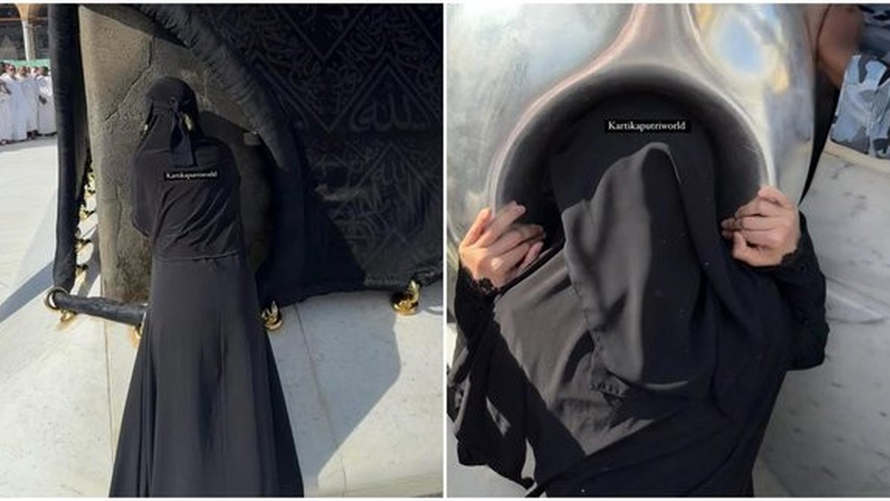 Dilarang Suami, Kartika Putri Akhirnya Mencium Hajar Aswad dengan Cara Tak Terduga