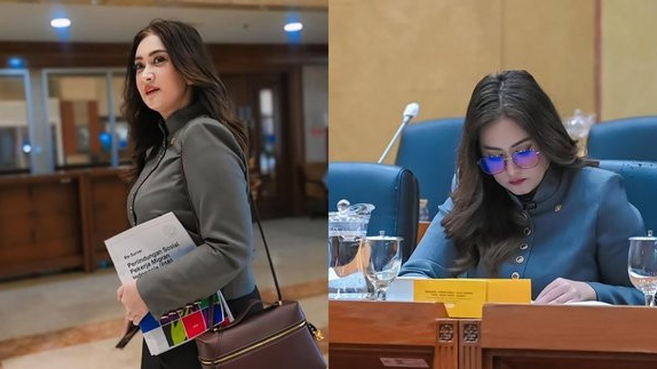 Gaya Nafa Urbach saat Ikut Rapat Terkait Program Makan Bergizi Gratis