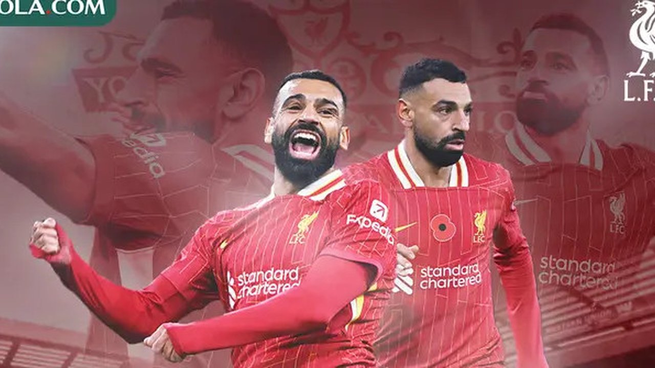 Liverpool - Ilustrasi Mohamed Salah (Bola.com/Adreanus Titus/Geaby Fadhilatu Sholikha)