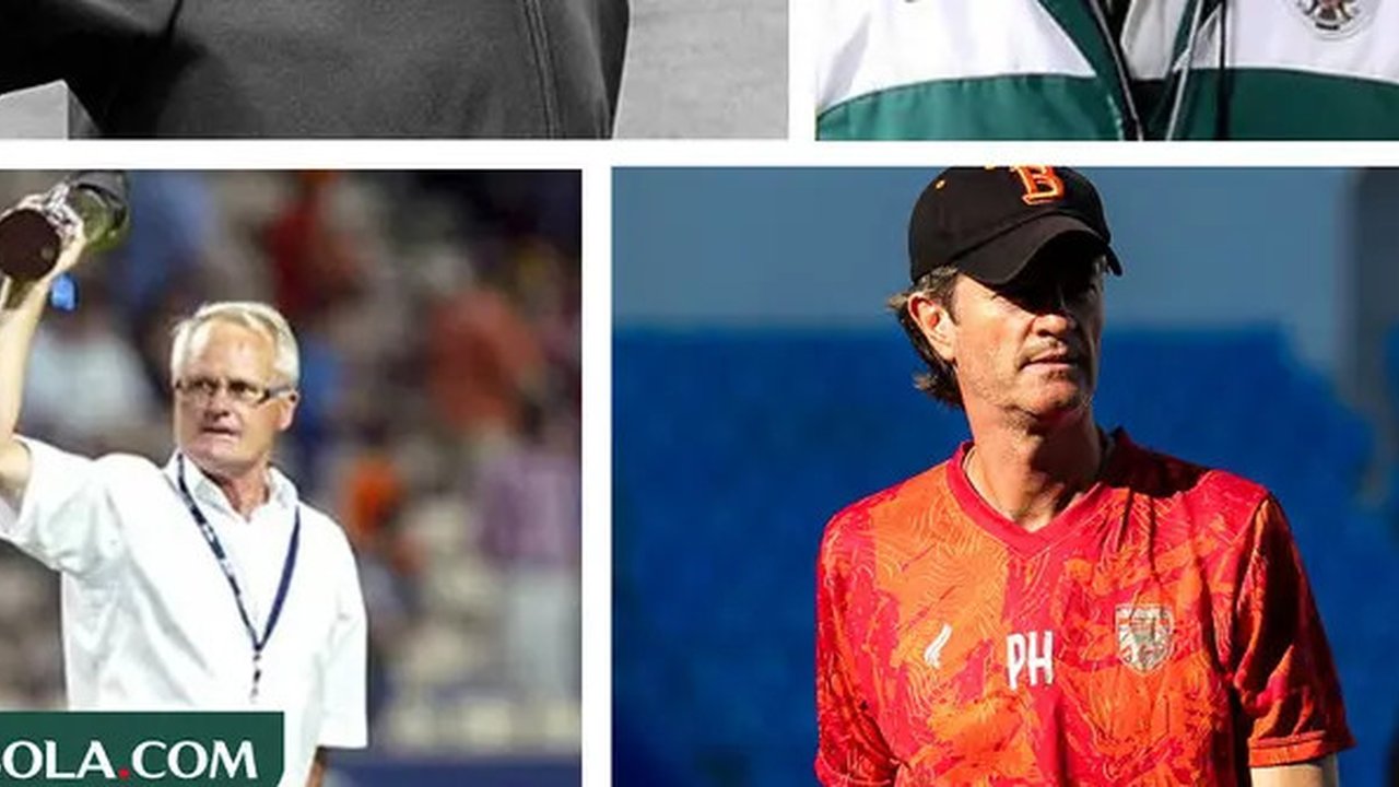 Kolase - Wiel Coerver, Wim Rijsbergen, Foppe de Haan, Pieter Huistra (Bola.com/Adreanus Titus)