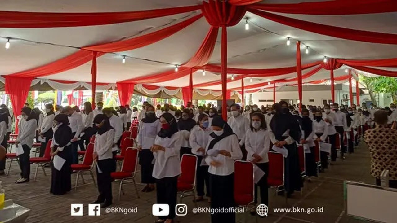 Tes SKD CPNS 2021 dan Seleksi Kompetensi PPPK Non-Guru 2021 berlangsung di 450 Titik Lokasi (Tilok), pada Kamis, 2 September 2021. Dok BKN