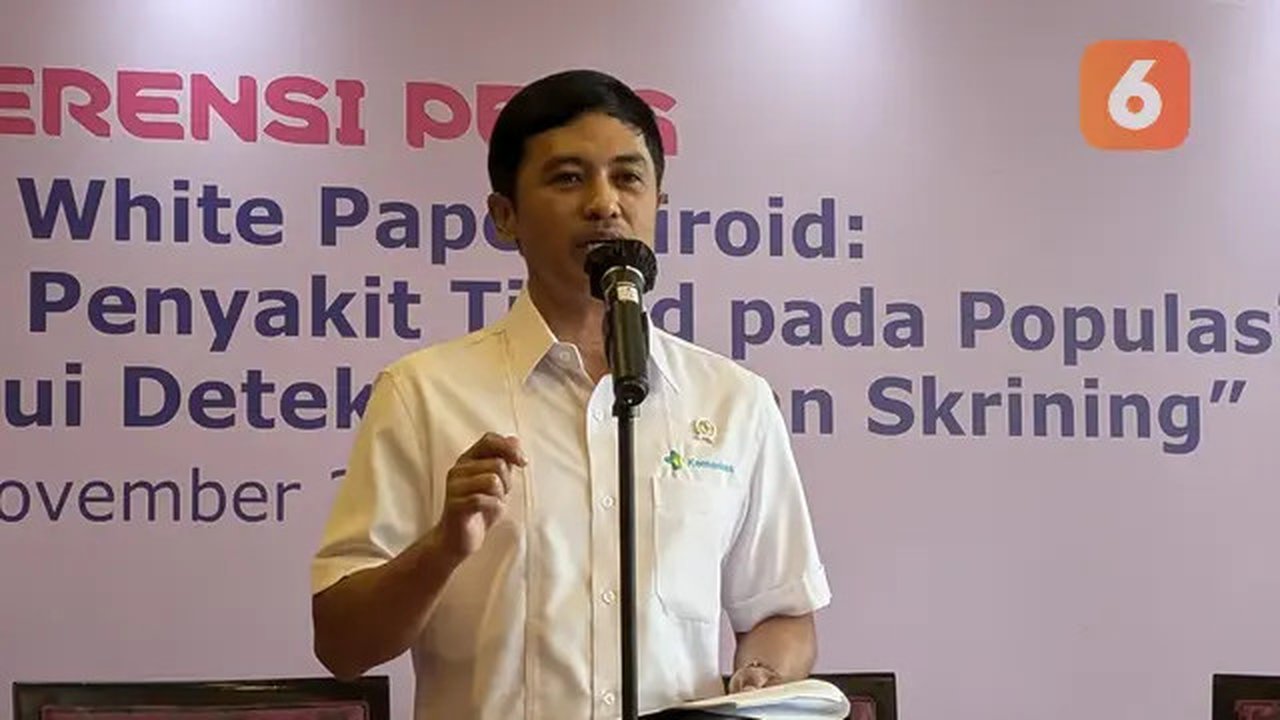 Wamenkes Dante Saksono Harbuwono Pastikan Program Skrining Kesehatan Gratis Cakup Pemeriksaan Tiroid (5/11/2024). Foto: Liputan6.com/Ade Nasihudin.