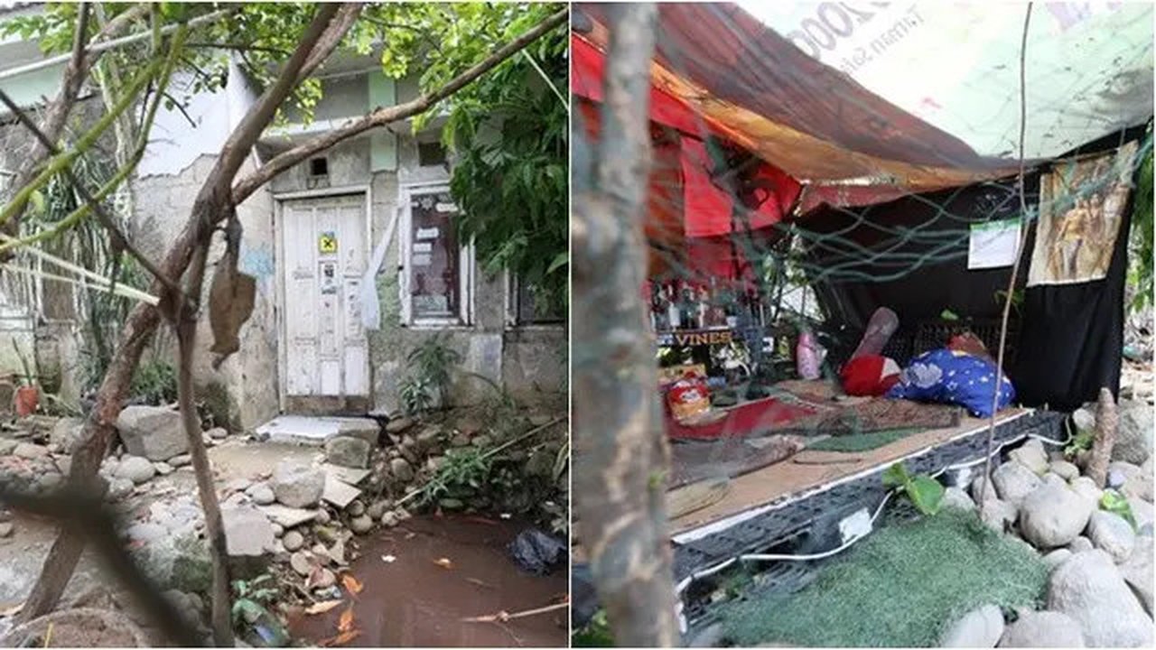 Potret rumah terduga pelaku penusukan aktor Sandy Permana. (sumber: KapanLagi/Budy Santoso)