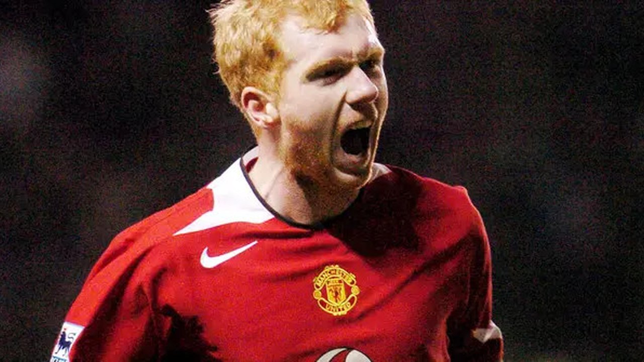 Paul Scholes berada di peringkat lima daftar pencetak gol terbanyak pada laga antara Manchester United dan City. Sepanjang berseragam United, Scholes mencetak tujuh gol ke gawang City. (AFP/P