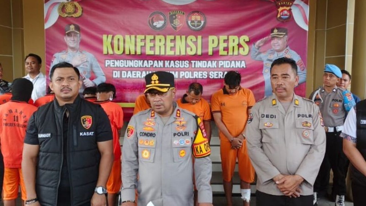Polres Serang Tangkap Pelaku Tawuran yang Tewaskan Remaja 18 Tahun