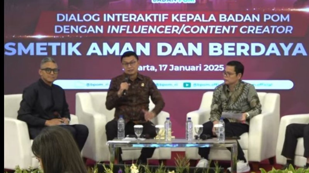 BPOM mengadakan pertemuan dengan influencer kecantikan untuk mencari duta dan memfasilitasi rekonsiliasi guna mengurangi konflik di media sosial terkait produk kosmetik.