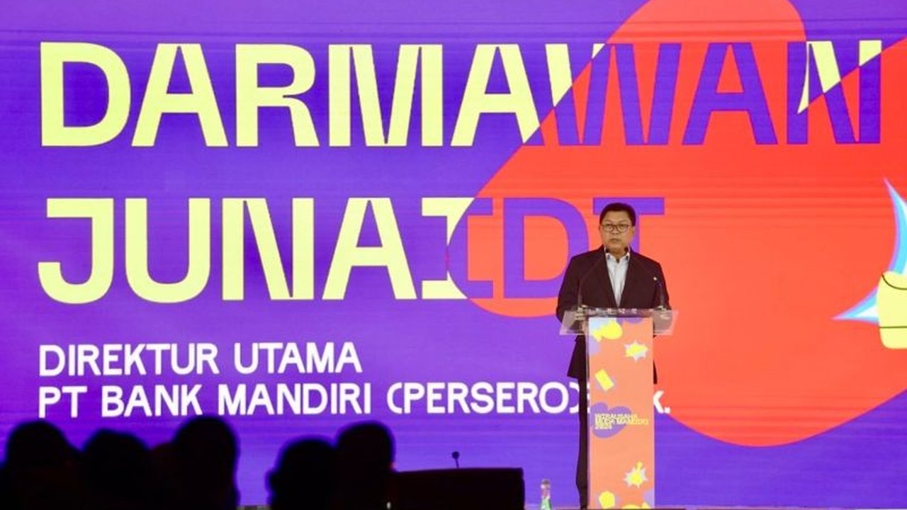 Dirut Bank Mandiri, Darmawan Junaidi, optimistis para pengusaha muda, khususnya peserta Wirausaha Muda Mandiri (WMM) 2024, akan menjadi penggerak utama perekonomian Indonesia menuju visi Indonesia Emas 2045.