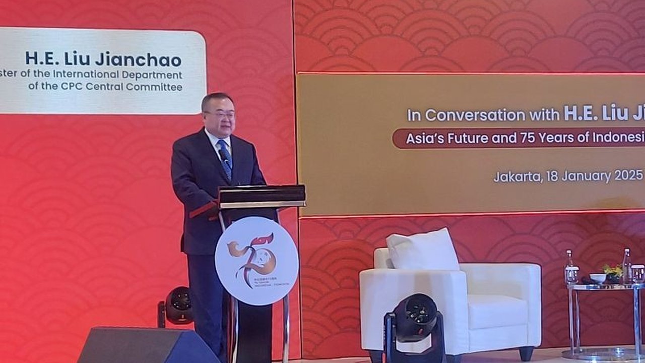 Menteri Liu Jianchao dari China mengajak Indonesia untuk mengimplementasikan Inisiatif Pembangunan Global, selaraskan modernisasi Tiongkok dengan visi Indonesia Emas 2045, dan jaga nilai-nilai Asia untuk kemajuan bersama.