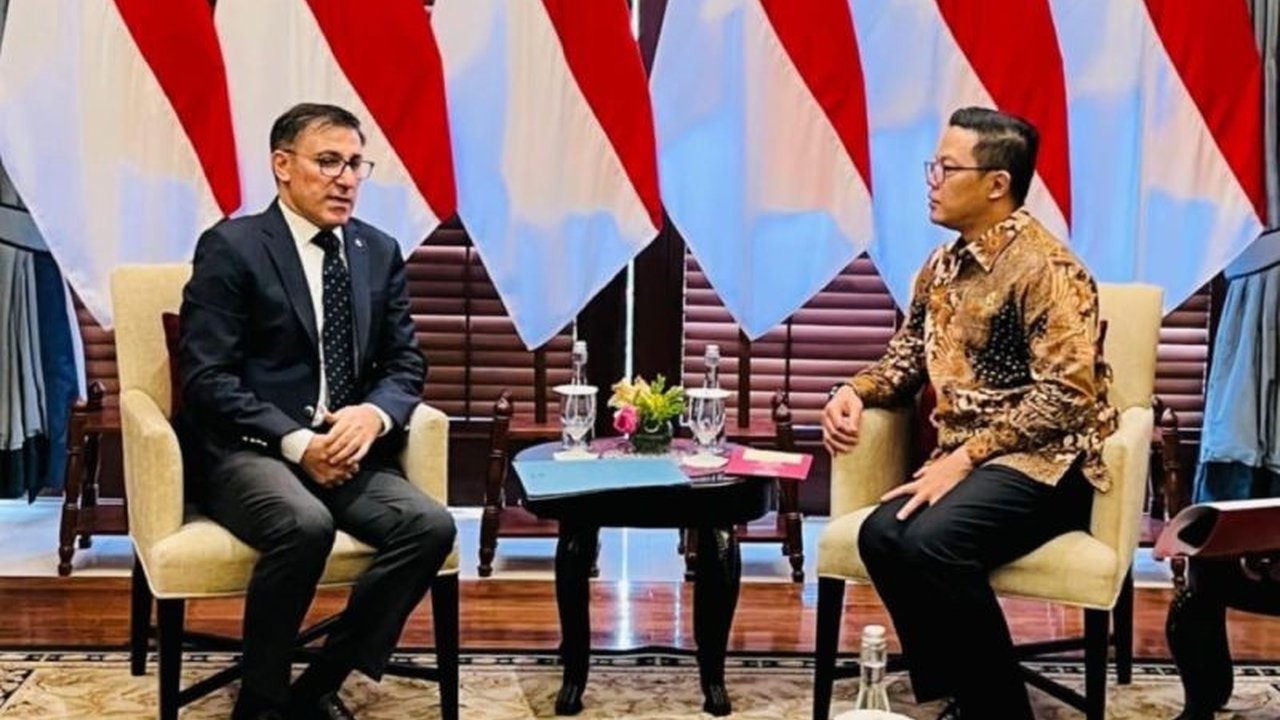 Menlu RI dan Dubes Turki Bahas Kerja Sama 75 Tahun Hubungan Bilateral