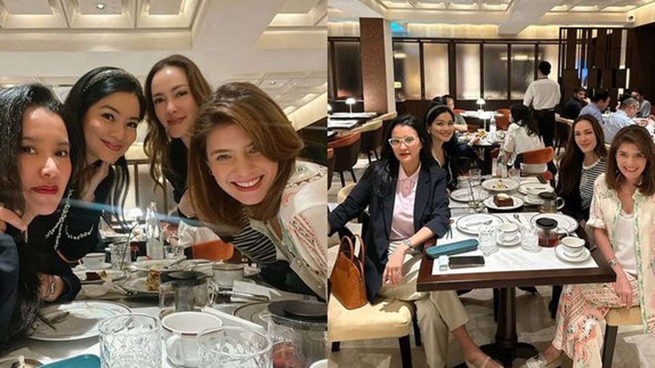 Kumpul Cantik, Potret Titi Kamal - Cathy Sharon Dinner Bareng