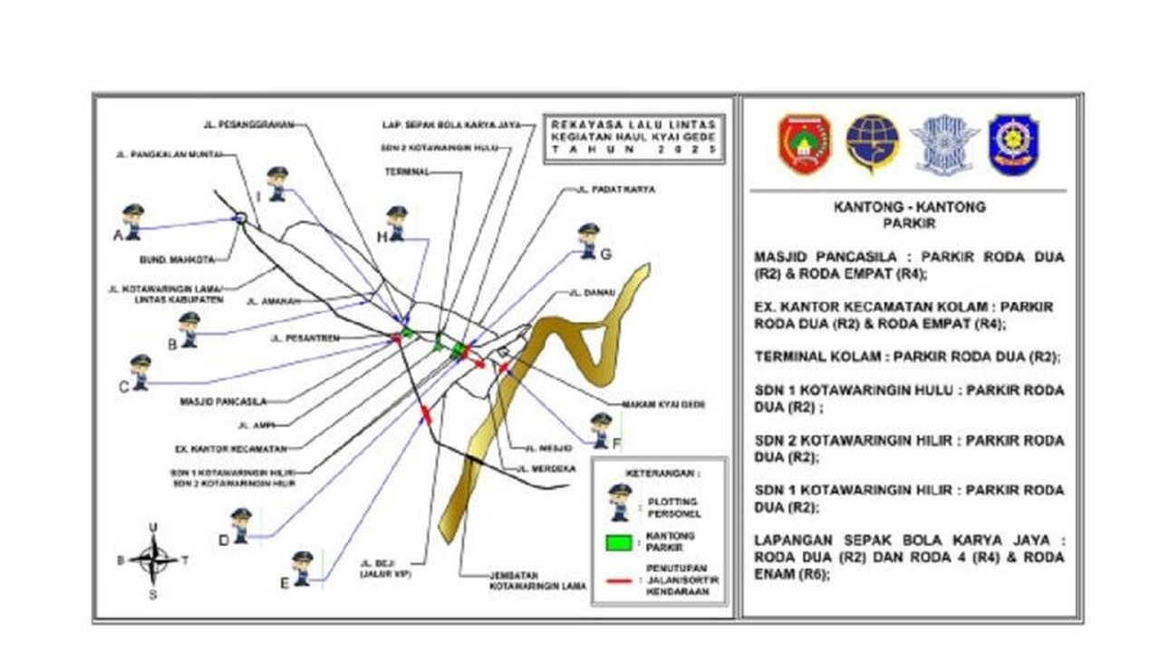 Pemerintah Kabupaten Kotawaringin Barat membatasi operasional kendaraan berat di Jalan Ahmad Saleh pada Minggu, 19 Januari 2025, demi kelancaran Haul ke-17 Kiai Gede,  dengan pengecualian kendaraan pengangkut BBM, BBG, dan kebutuhan pokok.