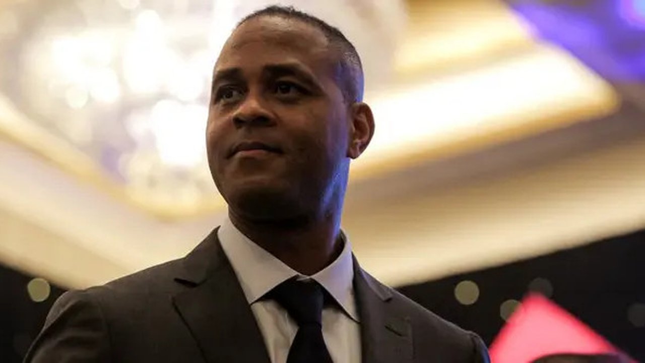 Patrick Kluivert saat dikenalkan sebagai pelatih baru Timnas Indonesia (c) Bagaskara Lazuardi