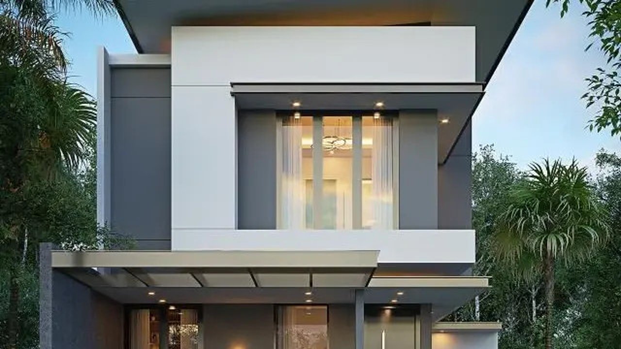 ilustrasi desain rumah 2 lantai by emporioarchitect.com