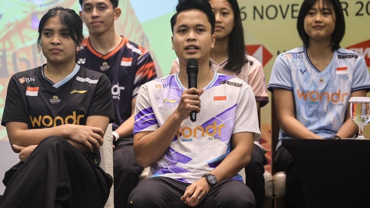 Anthony Sinisuka Ginting dipastikan absen di Indonesia Masters 2025 karena cedera bahu yang kambuh dan membutuhkan fokus pemulihan selama 1-2 bulan ke depan.