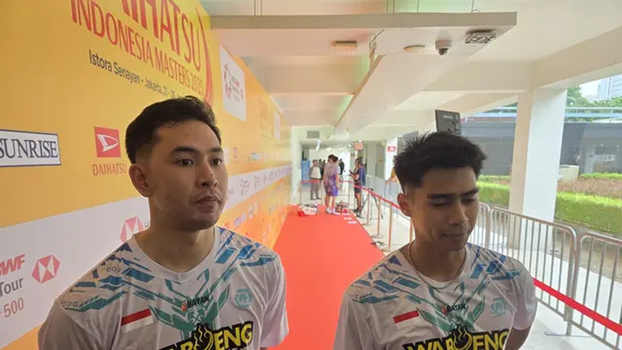 Sabar/Reza Langsung Terhenti di Babak Pertama Indonesia Masters 2025