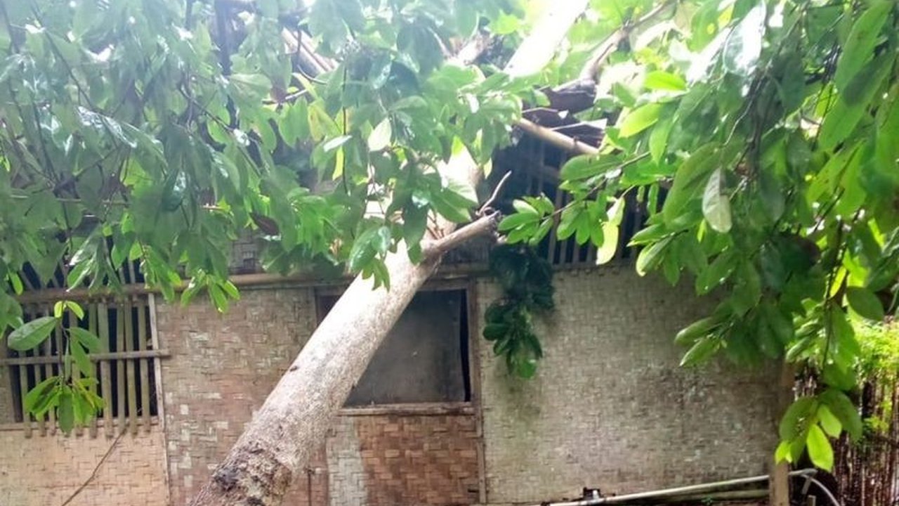 Angin Puting Beliung Rusak Lima Kampung di Sukabumi, Jawa Barat
