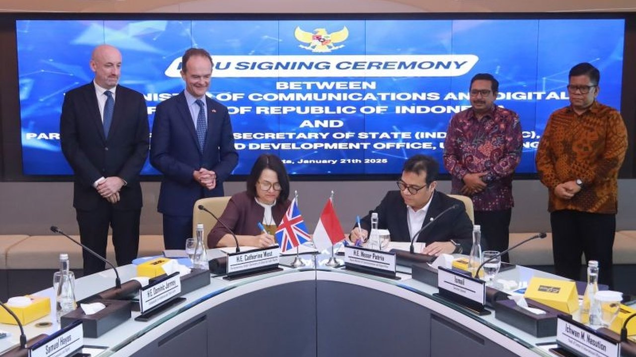Indonesia-Inggris Perkuat Kemitraan Strategis Sektor Digital