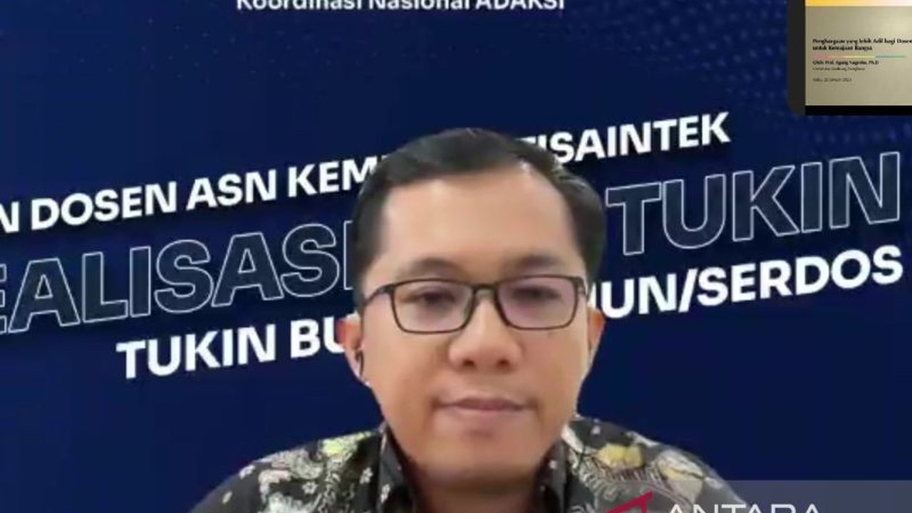 Tunjangan kinerja (tukin) bagi dosen ASN dinilai penting untuk meningkatkan keteladanan, kesejahteraan, dan menarik minat talenta terbaik agar tetap berkiprah di Indonesia.