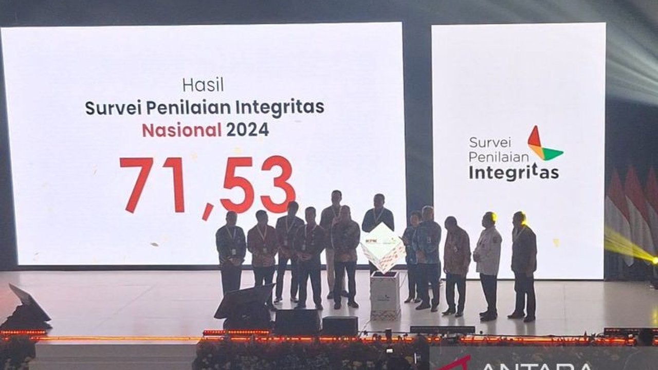 KPK Umumkan Kenaikan Indeks Integritas Nasional 2024