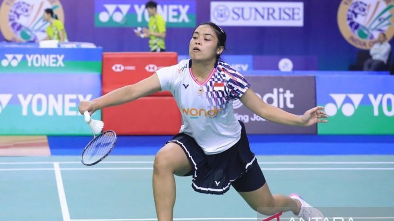 Gregoria Mariska Tunjung, unggulan kedua, menang mudah atas wakil India di babak pertama Indonesia Masters 2025 dan mengincar juara di turnamen yang berlangsung di Istora Senayan, Jakarta.