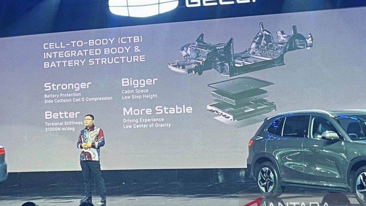Geely, produsen otomotif asal China, kembali merambah pasar Indonesia dengan proyeksi pertumbuhan pasar yang signifikan dan peluncuran Geely EX5 di Februari 2025.