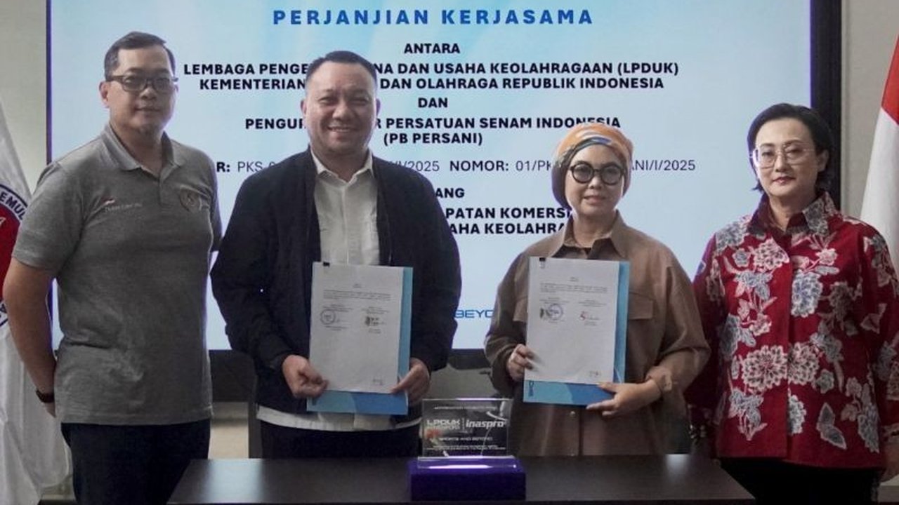Lembaga Pengelola Dana Usaha Keolahragaan (LPDUK) dan Persatuan Senam Indonesia (Persani) berkolaborasi mengelola komersial Kejuaraan Dunia Senam 2025 di Jakarta, demi efektivitas, transparansi, dan dampak positif bagi senam Indonesia.