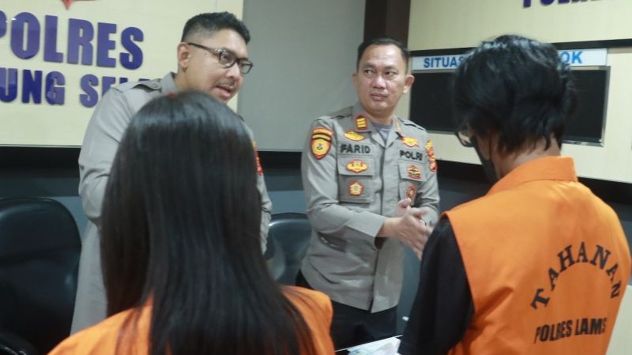 Pasutri Ditangkap Edarkan Uang Palsu di Lampung Selatan