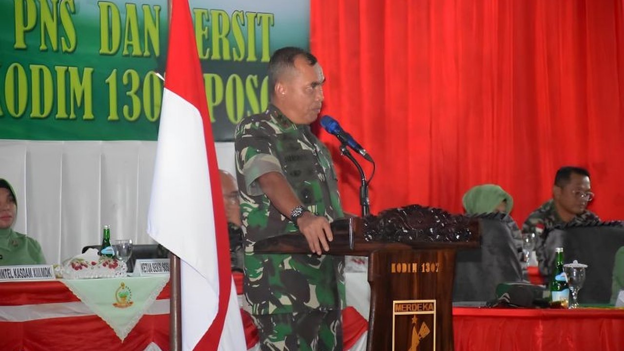 Mayjen TNI Suhardi mengajak prajurit TNI AD di Poso untuk aktif dalam pembangunan nasional, khususnya swasembada pangan, dengan memanfaatkan lahan tidur dan sinergi dengan instansi terkait.