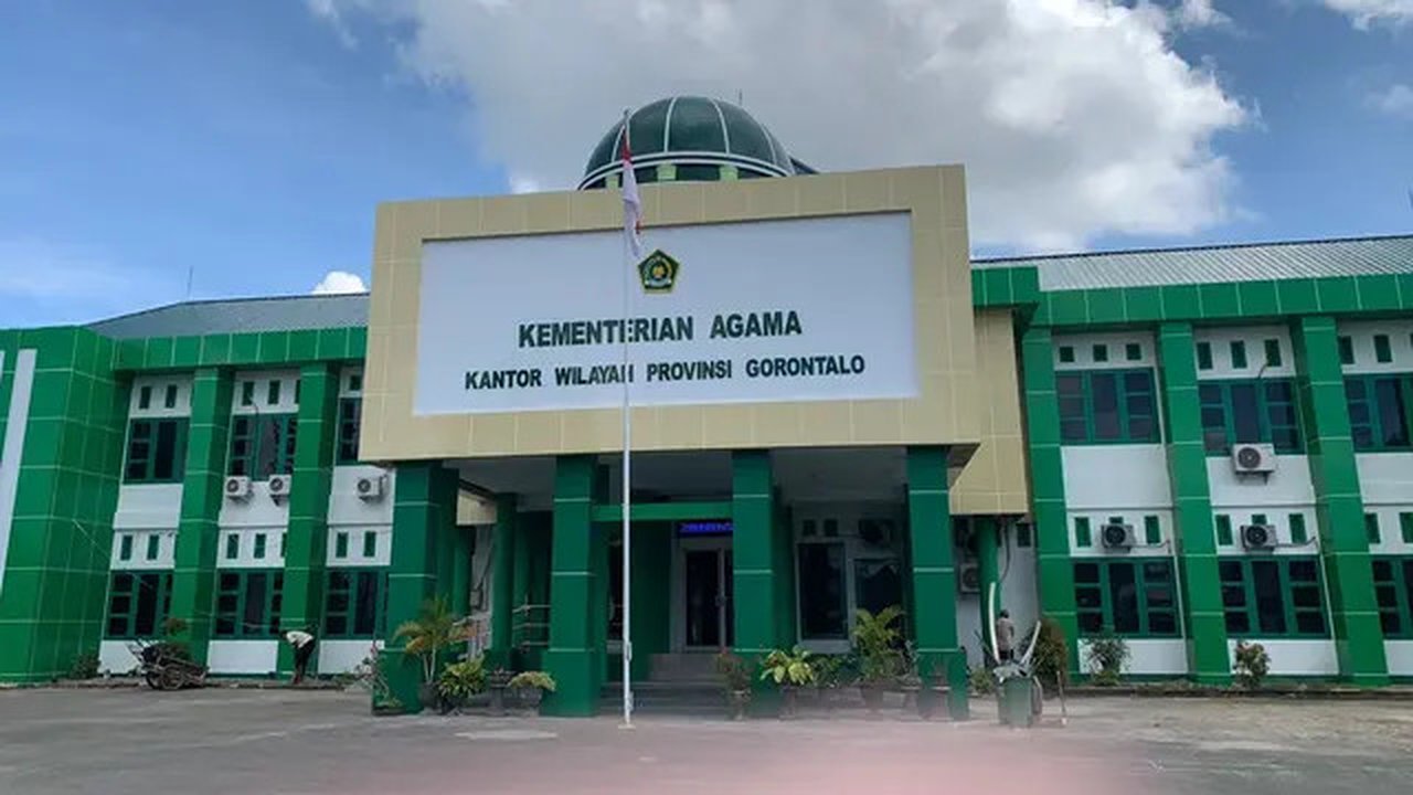 Kantor Wilayah Kementerian Agama (Kanwil Kemenag) Gorontalo (Arfandi Ibrahim/Liputan6.com)