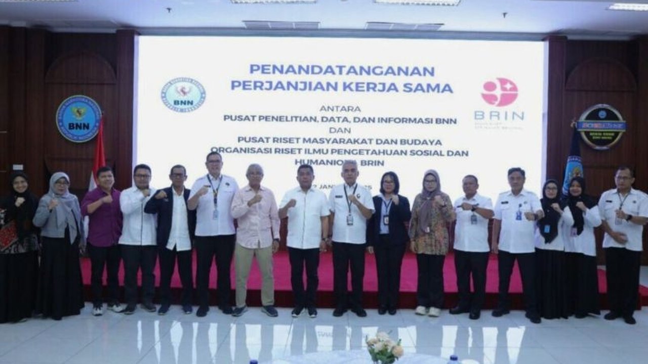 BNN dan BRIN resmi bekerja sama untuk penelitian prevalensi penyalahgunaan narkoba tahun 2025 guna menghasilkan data akurat demi kebijakan tepat sasaran dalam upaya pemberantasan narkoba di Indonesia.