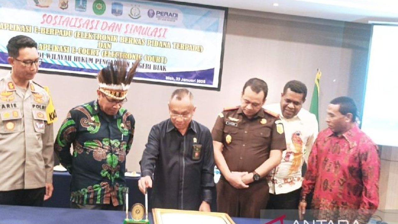 Pengadilan Negeri Biak Sosialisasikan Pendaftaran Perkara Online dan Layanan Prodeo