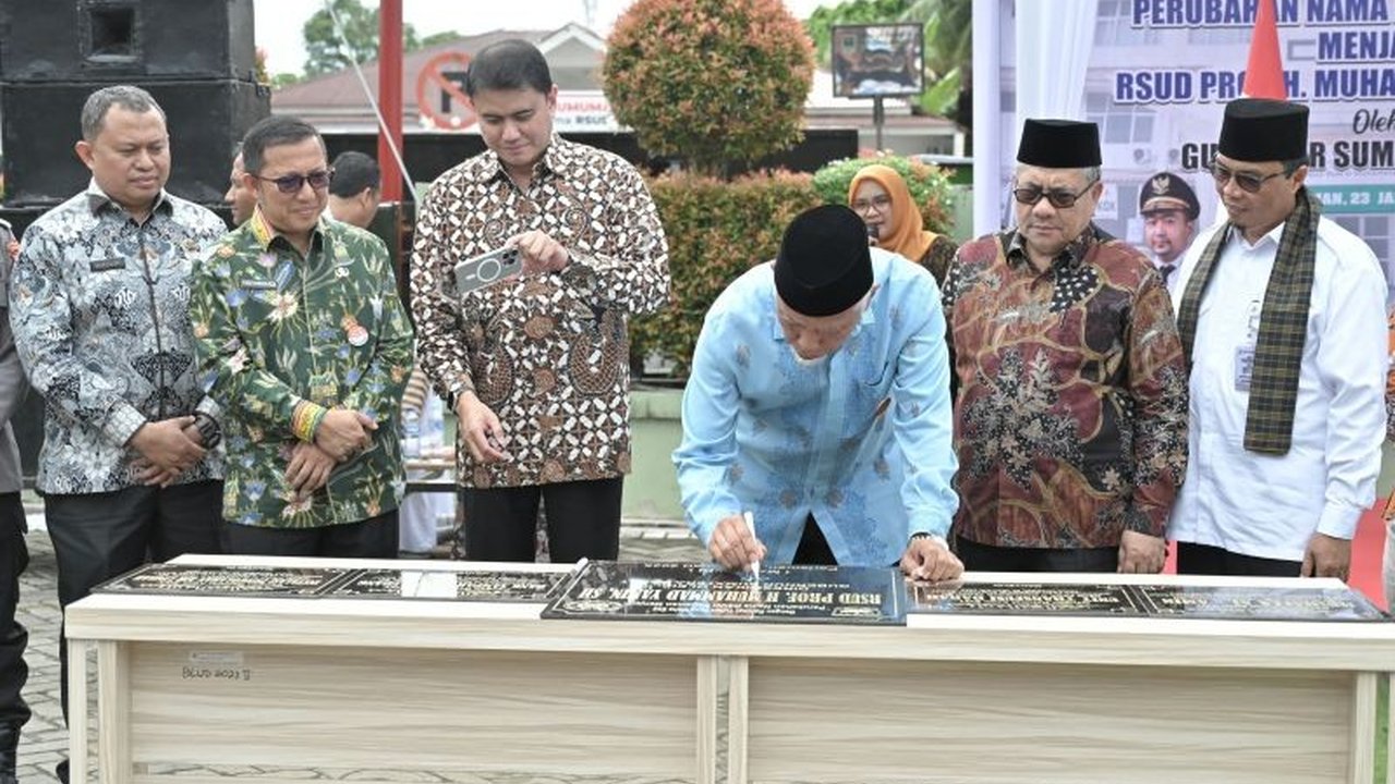 Rumah Sakit Umum Daerah (RSUD) Pariaman resmi berganti nama menjadi RSUD Prof. H. Muhammad Yamin, sebagai bentuk penghormatan dan komitmen peningkatan layanan kesehatan di Sumatera Barat.