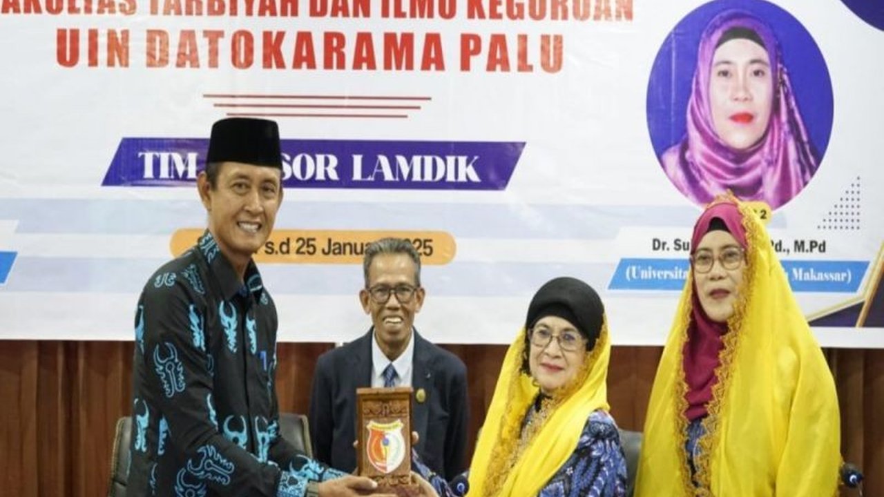 Lembaga Asesmen Mandiri Kependidikan (Lamdik) RI melakukan asesmen terhadap Prodi PPG UIN Datokarama Palu pada 24-25 Januari 2025 untuk menentukan akreditasi, guna meningkatkan mutu pendidikan di Sulawesi Tengah.