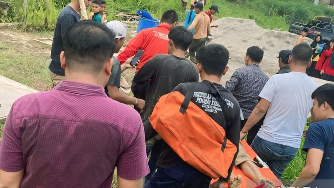 Kecelakaan kerja di proyek drainase di OKU, Sumatera Selatan, menewaskan seorang pekerja dan melukai satu lainnya diduga akibat pengerjaan yang asal-asalan pada Jumat, 24 Januari 2024.