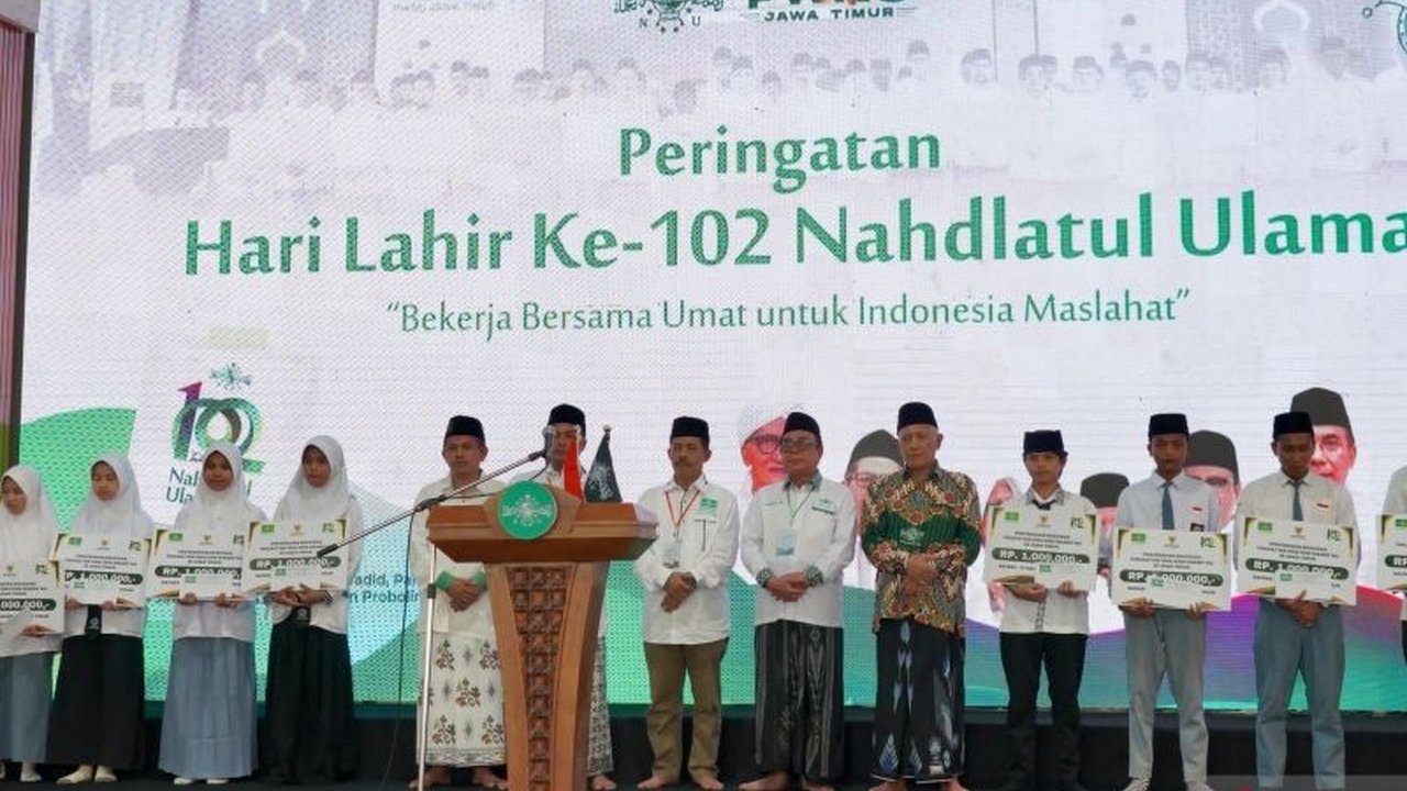 Baznas Jatim Berikan Beasiswa Rp250 Juta untuk 250 Siswa LP Ma'arif NU