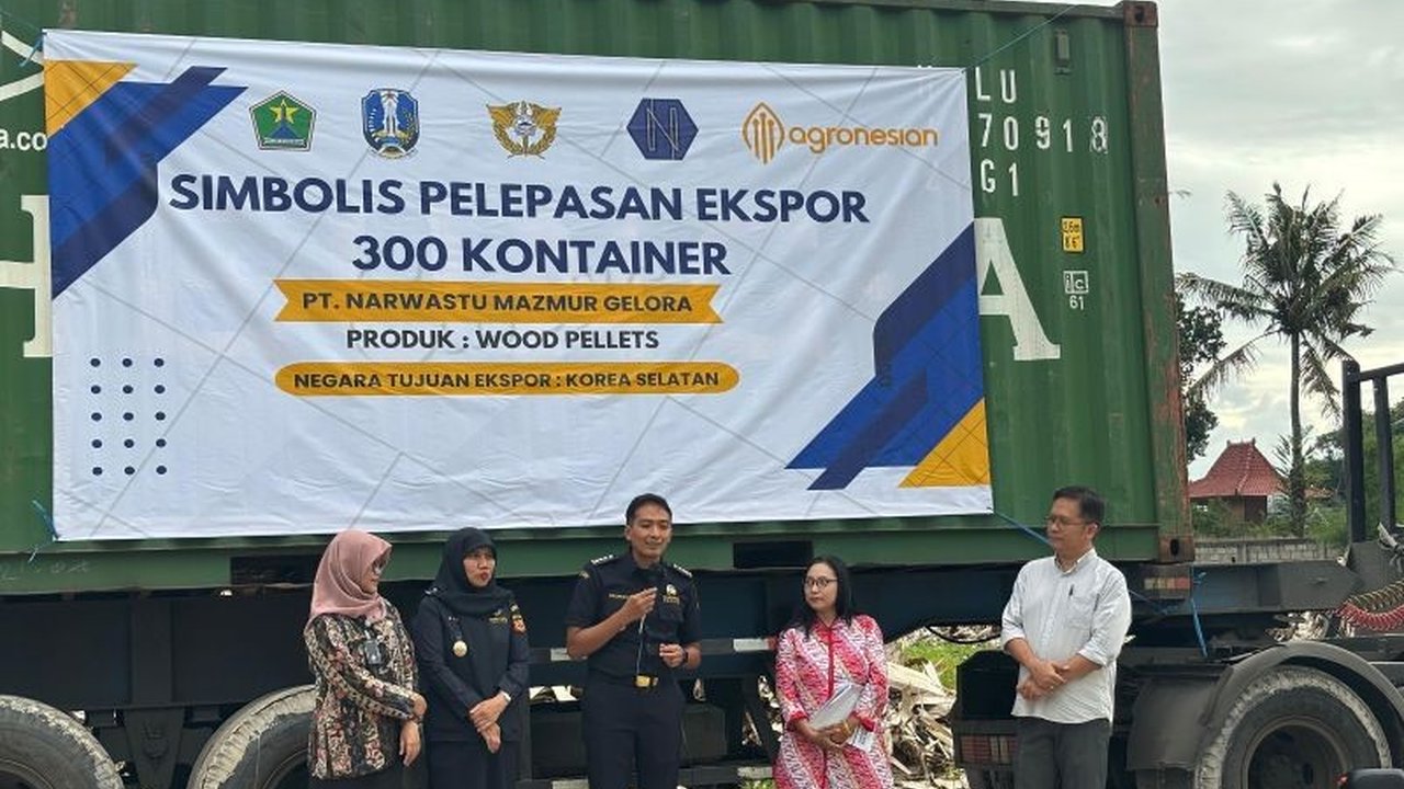 Bea Cukai Malang Fasilitasi Ekspor Perdana Pellet Kayu UMKM ke Korea Selatan