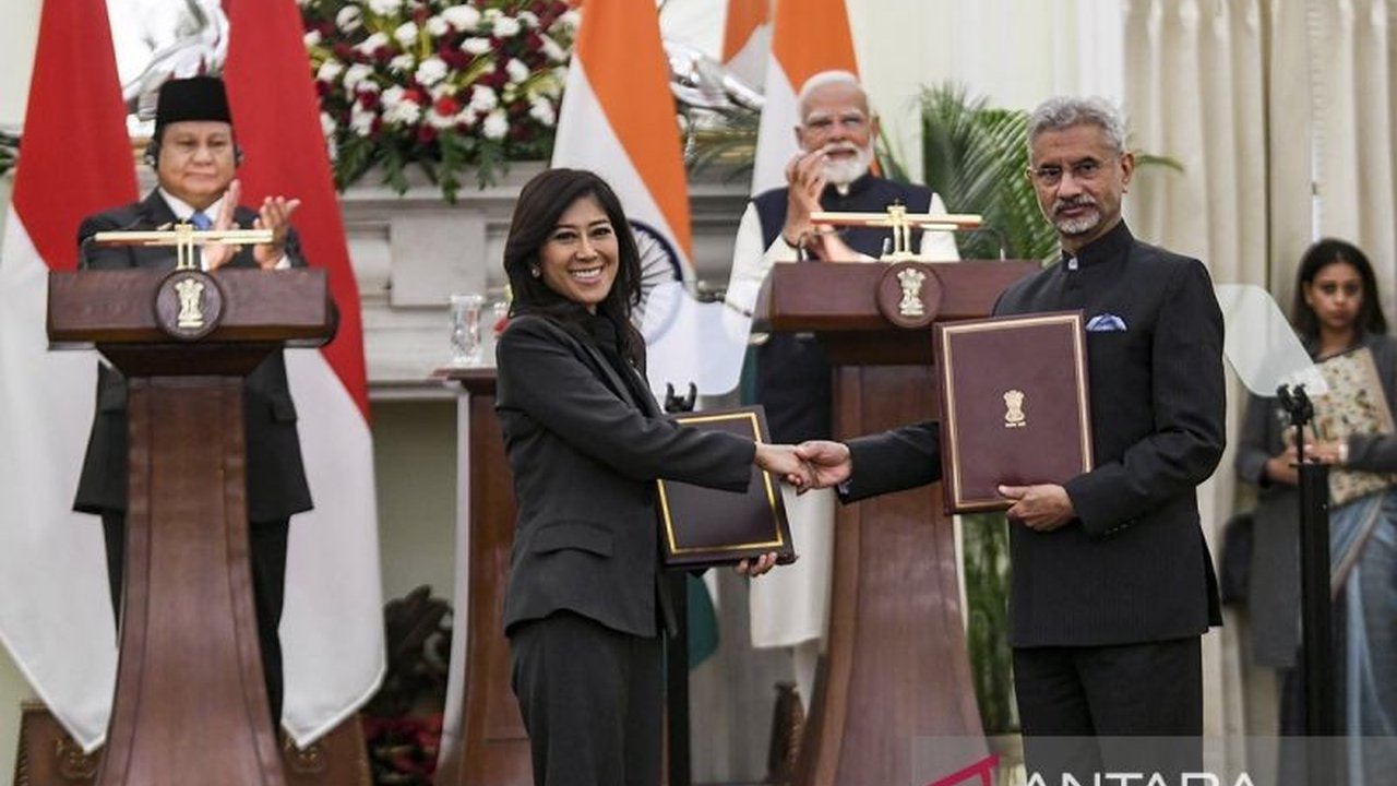 Prabowo Balas Hormat Istimewa India: Kerja Sama RI-India Semakin Erat