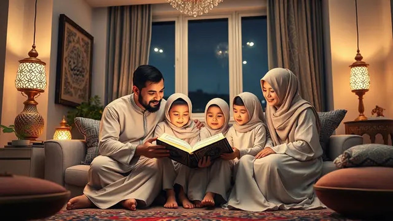 pantun tentang isra miraj Ilustrasi dibuat Stable Diffusion