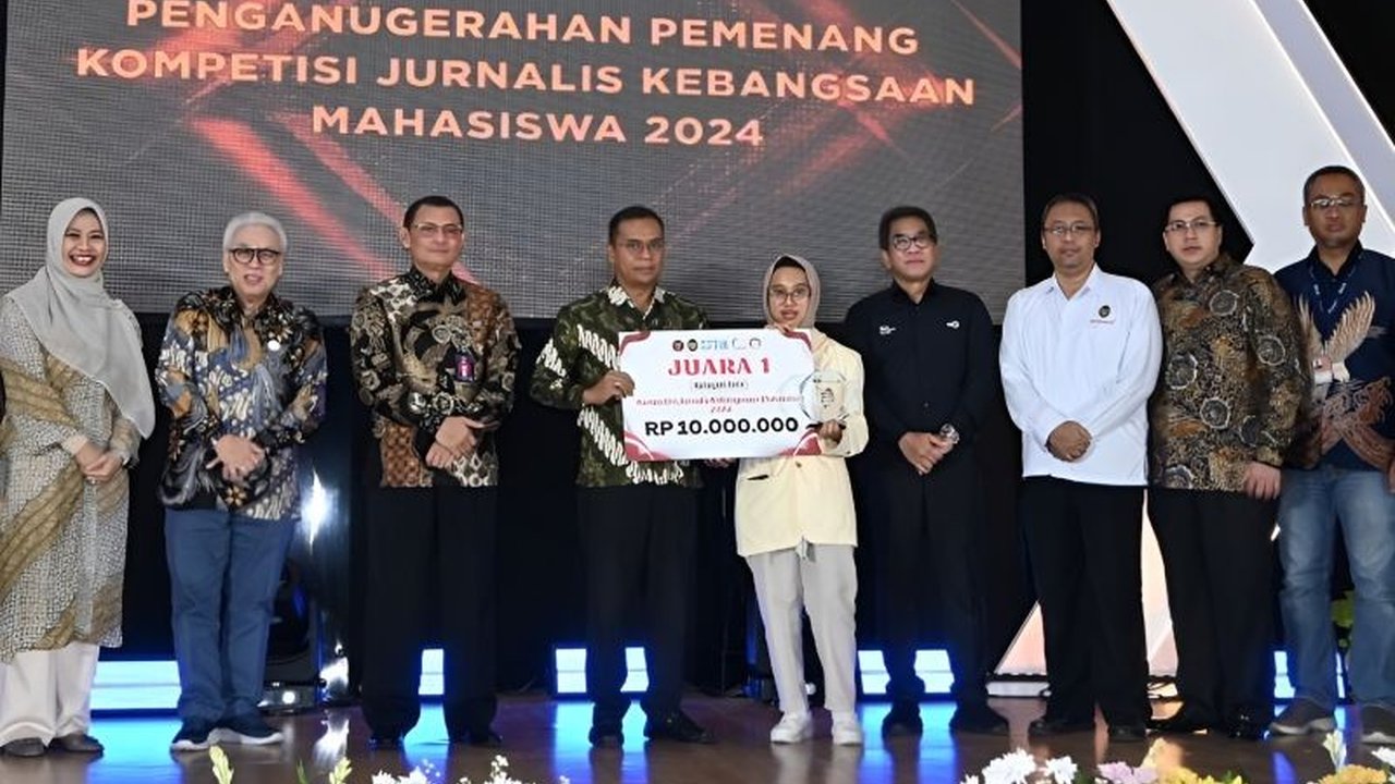 BNPT berharap Kompetisi Jurnalis Kebangsaan Mahasiswa (JKM) 2024 menginspirasi persatuan Indonesia lewat karya jurnalistik mahasiswa yang berbobot dan anti-radikalisme.