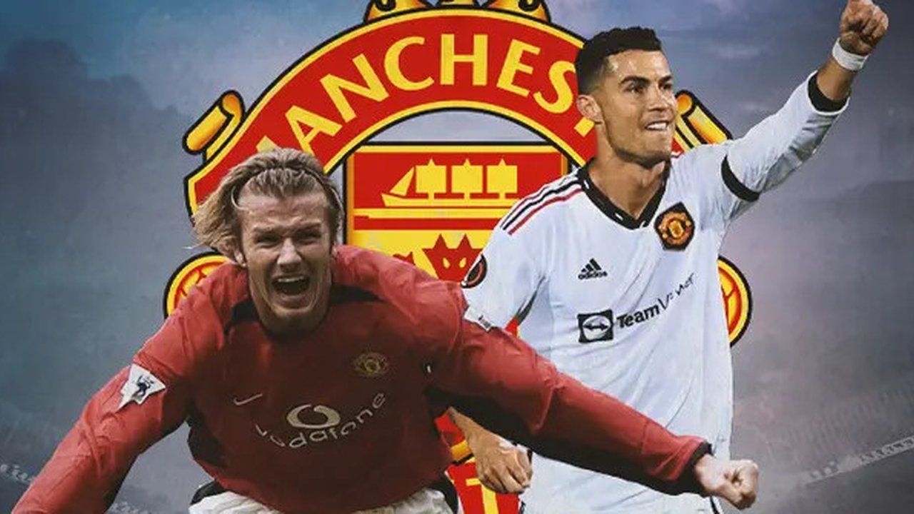 Ilustrasi - David Beckham, Cristiano Ronaldo Nuansa Manchester United (Bola.com/Bayu Kurniawan Santoso)