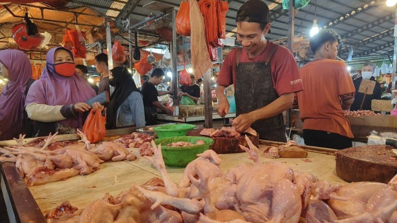 Jelang Imlek, harga ayam di Pontianak tetap stabil di angka Rp25.000 per kilogram, sementara komoditas lain seperti cabai dan bawang putih mengalami kenaikan harga.