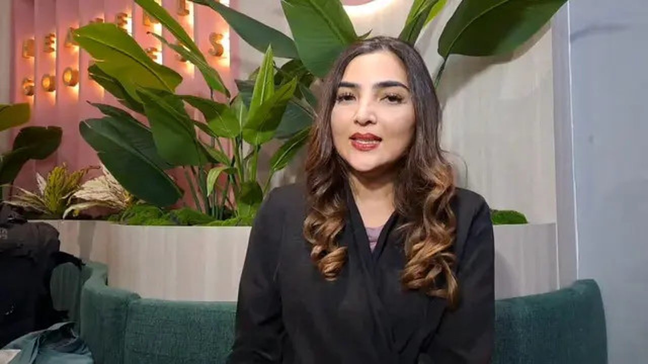 Ashanty di Kawasan Radio Dalam, Jakarta Selatan, Kamis (9/1/2025). (Via M. Altaf Jauhar)